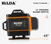 HILDA 1216 Lines 34D Laser Level Selfing 360 Horizontal And Vertical Cross Super Powerful Green4823914