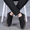 Ayakkabılar Süet Ayakkabı Dantel Yukarı Mavi Oxford Ayakkabı Erkekler için Flats 2023 Moda Erkek Spor Sabahları Sonbahar Nefes Alabilir Rahat Rahat Erkek Ayakkabı