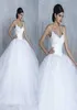 Tony Chaaya Ball Gown 2020 فساتين الزفاف الزفاف مشد الحبيب الدانتيل Tulle Dontrals Princess Plus Bride Wedding Go2869236