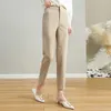 Plaid Business Women Formal Pants Working Office Wedding Parties Wear Ladies Womens