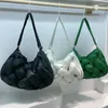 Evening Bags Nylon Stuffing CottonTote For Women Luxury Designer Handbags And Purse 2024 In Fashion Large Weave Shoulder Crossbody