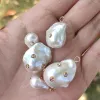 Charm Barock Big Pearl Women Charm örhängen färgglada kristallpärlor dekoration boho tillbehör parti bankett smycken 2022