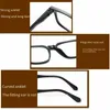 Lunettes de soleil femmes lunettes de lecture hommes lecteurs lunettes classique Rectangle cadre conception flexible ressort charnière avec dioptrie