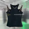 Sexy Hollow Tanks Top Women Chain Decoration Vest Summer Breathable Sport Tops Fashion Strap Vests