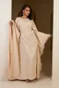 Party Dresses 2024 Arrival Abaya Beige Belt With Feather Inlay On One Side Prom Dress Colors Customized Saudi Arabia Dubai Style