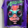 Sommer Neue Hellst Hell Star Graffiti Print Kurzarm T-shirt Unisex Charge