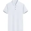 Männer Casual Shirts 2024 High-end Einfarbig Sommer Polo Shirt T-shirt Atmungsaktive BelüftungUnternehmen Mitarbeiter Können Verwendet Werden