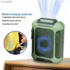 Electric Fans Hanging Neck Mini Fans Usb Rechargeable Portable Lazy Fan Cooler Outdoor Silent Pocket Cooling Fans Air Conditioner Small FanC24319