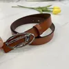 Belt designer belt luxury brand belts belts for women designer Solid colour earth vintage design Big Letter Buckle Silver Letter D Gold Buckle High Quality Petty