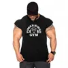 Men's T-Shirts 2023 Summer Newest Brand Mens Round Edge Cotton Sleeveless T-shirt Gym Stringers Vest Sportswear For Bodybuilding Fitness Man Boxing T-shirts 240327