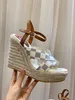 Starboard Wedge Sandal Luxury Favor Sandals Slippers Fashion Summer Girls Sandal Beach High High Cheels 35-42