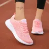 Schuhe 2022 Sport Laufschuhe Frauen, atmungsaktives Tenis Sommer Walking Women Sneakers Leichte Fashion Casual Sneakers kostenlos Versand