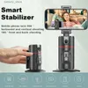 Stabilizatory P02 Automatyczne śledzenie twarzy Tripod 360 Obrotowy stojak na telefon uniwersalny stabilizator stawu dla rejestratorów wideo w czasie rzeczywistym Q240320