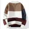 Männer Pullover Männer Lose Beiläufige Strickwaren Winter Fleece Warme Pullover Gute Qualität Männliche Outwear Für 4XL Kleidung