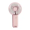 Electric Fans Portable Hand Fan Small Cooling Fan USB Eyelash Battery 3 Speed Adjustable Mini Fan Low Noise 240319