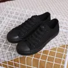 Casual Shoes Maggie's Walker Women Fashion Spring Lacing Black Walking Autumn Platform Canvas Size 35-40