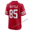 Mens 1 Deebo Samuel Sr 23 Christian McCaffrey American Football Jerseys 97 Nick Bosa 13 Brock Purdy 54 Fred Warner 85 George Kittle Football Jersey Size S-3XL