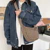 Сумки с рисунком «гусиные лапки», повседневные парусиновые сумки через плечо с пельменями для женщин, 2024, дизайнерская сумка через плечо, женские сумки для девочек, кошельки