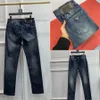 Herren-Jeans, Designermarke, bestickte Hose, luxuriöse Hose mit geradem Bein, Herrenmode, Vintage, lässig, gerade, Retro, Streetwear, lässige Jogginghose, Jogger-Hose