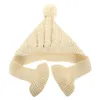 Hundebekleidung Wintermütze Gestrickte kleine Haustierhüte Kinderanzug Schals für Hundekostüm Warm halten