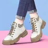 Dress Shoes High-top Sneakers Velvet Trekking Footwear Winter Women's Thick-soled Platform Sports Leisure Skateboard Walking