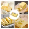 Borden snijden boter Dish Cheese Slicer Box afdichting Siliconen Deksel Snijden voor gemakkelijke en opslag