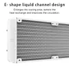 Aigo White Wasserkühler CPU-Kühlung Computer RGB-Kühlkörper Integrierter Lüfter Kühler LGA 17002011AM4AM5 240314