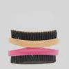 Bristle Wave Brush Hair Combs Hair Beard Comb Large Curved Wood Handle Anti static Hair Brush Comb Styling Tools
