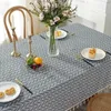 Nappe de Table en coton et lin à motif de flèche, couverture anti-poussière pour la cuisine, décor de table à manger, Durable, facile à utiliser