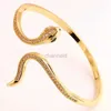 Bangle New Fashion Gold Kolor Bransoletka i bransoletka Regulowana wielkość biżuterii kobiecego Prezent 240319