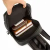 Bag 2024 Leather Men Shoulder Fashion Trending Mens Crossbody Black Chest Pack Casual Bags PT1212