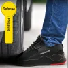 Botlar Manlegu Yeni 3648 Hafif Güvenlik Ayakkabıları Erkek Çelik Toe Güvenlik Botları Antipieroling Nefes Alabilir Çalışma Ayakkabıları Man Güvenlik Ayakkabıları
