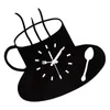 Настенные часы Часы для комнаты Домашний декор Кофейный Подвесной Акрил Декоративный Крытый