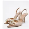 Boots Butterfly Clear High Heels Femme Pumps Transparent Himitone Talons printemps Summer 2023 Mariages d'arc Shoes Bridal