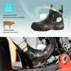 HBP bez marki gorące skórzane buty robocze zimne środowisko wodoodporne buty robocze Bruz stalowe buty bezpieczeństwa dla mężczyzn