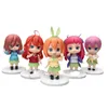 Anime manga nakano ichika figurki anime pi mundurkw dla dziewczynek figurka dla lalek pvc zabawki dla dzieci prezent urodzinowy na biurko kolekcjonersskie 240319