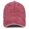 Akustiska gitarrer taylor baseball cap sydd ros röd snapback hatt ny