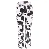 Jeans para mujer Estampado de leopardo Mujeres Pantalones de mezclilla de cintura alta Y2K Streetwear Vintage Bootcut Moda Casual Baggy 2024