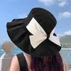 Berets Women Summer Bucket Hats Modna krem ​​przeciwsłoneczna wielka rdzeń twarz zakrywa wszechstronna swobodna ochrona przed