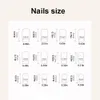 24pcsset Glitter faux ongles pour femmes filles super flash pétillant dégradé rose noir conseils faux ongles presse sur faux ongles art 240305