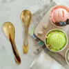 Spoons 5 Pcs Natural Horn Coffee Scoop Ice Cream (set 5) Scooper Dessert Small Ladle Horns Stirring