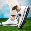 Stivali Nuove scarpe da golf per uomini donne sneaker da golf impermeabili uomini di grandi dimensioni 3647 scarpe da golfer per esterni comodi sneaker atletici comodi