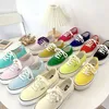Casual Shoes Spring 2024 Chic Retro Network Red Candy Color Classic Platform Canvas Women's Sneakers