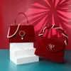 Totes Small Square Bag Red Wedding Designer Women Fashionable And Luxurious Office Shoulder Bride Crossbody Handbag