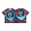 Męskie damskie projektant T-koszulka Letnia koszulka Traw-Dye Vintage High Street Luksusowe koszulki Para luźna czysta bawełniana oddychająca t-shirt Magliette