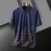 Polos T-shirt à manches courtes Designer été 2024 nouveau polo haut de gamme mode décontractée hommes polo couture manches 100% coton