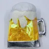 베레트 재미있는 맥주 머그 모자 안경 할로윈 코스프레 포 소품