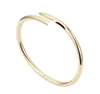braccialetto classico di lusso per unghie braccialetto di design Bracciale unisex di moda gioielli in oro regalo di San Valentino