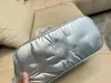 Luksurys projektant zimowych totów zakupów bawełniana marka marek torebka Wysokiej jakości torebka srebrna torba na telefon