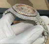 Montre de luxe Montres pour hommes Mécanique Icedout Hommes Bling Iced Out Vvs Moissanite Diamond Top Marque Suisse Designers Montre-bracelet